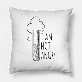 I AM NOT ANGRY | LABORATORY SCIENTIST GIFTS Pillow