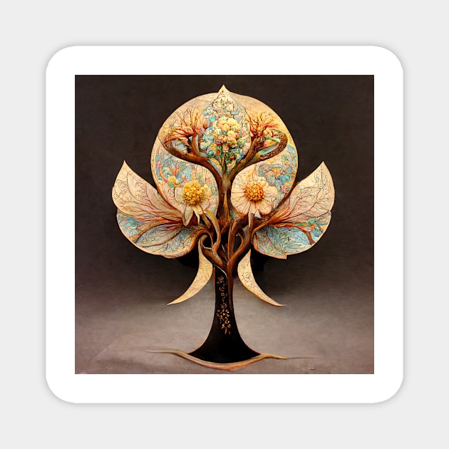 Tree of Life #4 Magnet by Prilidiarts