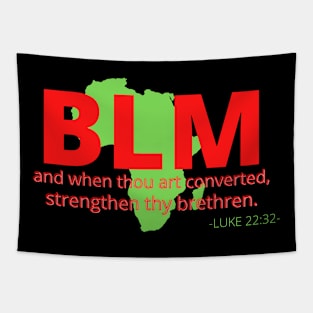 Black Lives Matter With Bible Verse Tapestry