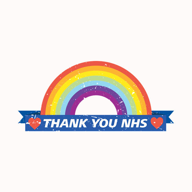 Thank You NHS Rainbow T Shirt by T-Culture