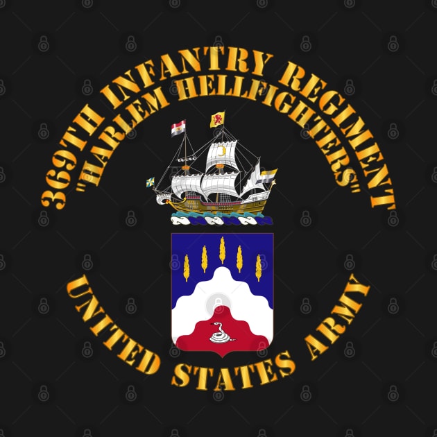 COA - 369th Infantry Regiment - Harlem Hellfighters wo Drop Shadow by twix123844