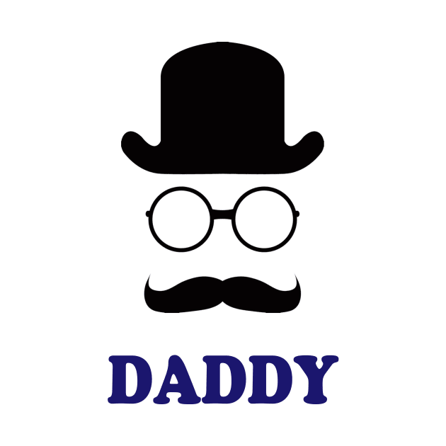 Daddy - Little Man Mustache by SusieTeeCreations