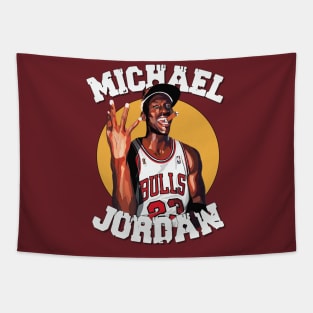 Michael Jordan Aesthetic Tribute 〶 Tapestry