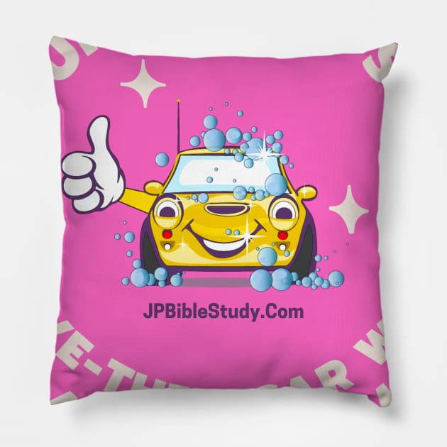 Drive-Thru Car Wash & Exorcism Pillow by JPBS Store