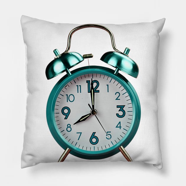 Alarm clock Pillow by Rev Store