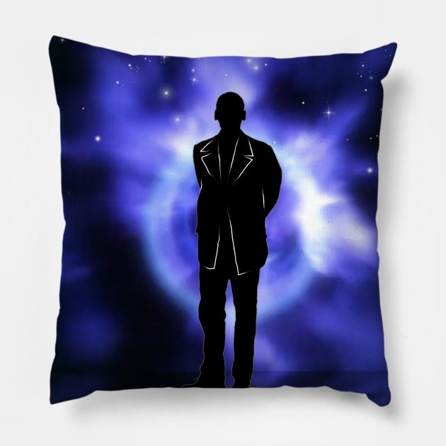 The Ninth Doctor Who Pillow by Rykker78 Artworks