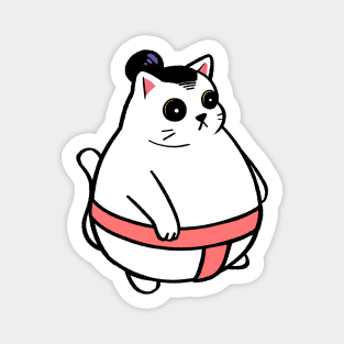 chonky sumo cat Magnet