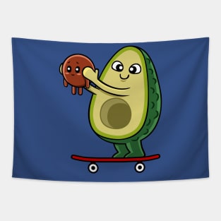 Skate father avocado Tapestry