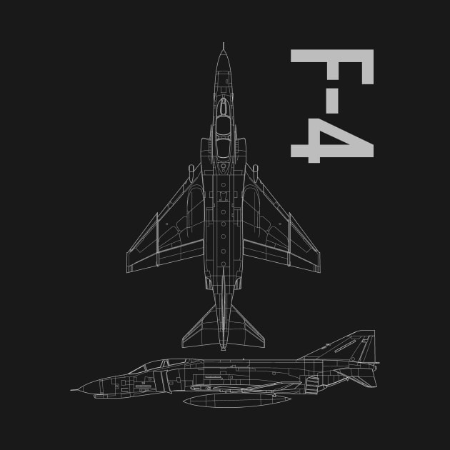 F-4 Phantom Blueprint by BeesTeez