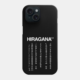 Hiragana Japanese Language 101 - Alphabet Phone Case