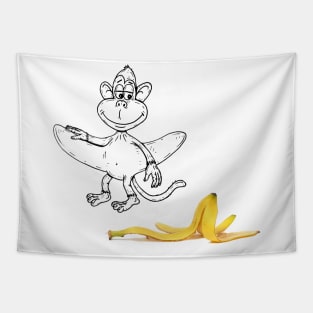 Greedy Monkey Tapestry