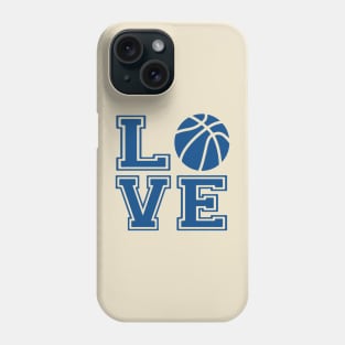 I Love Basketball - Big Letters Phone Case