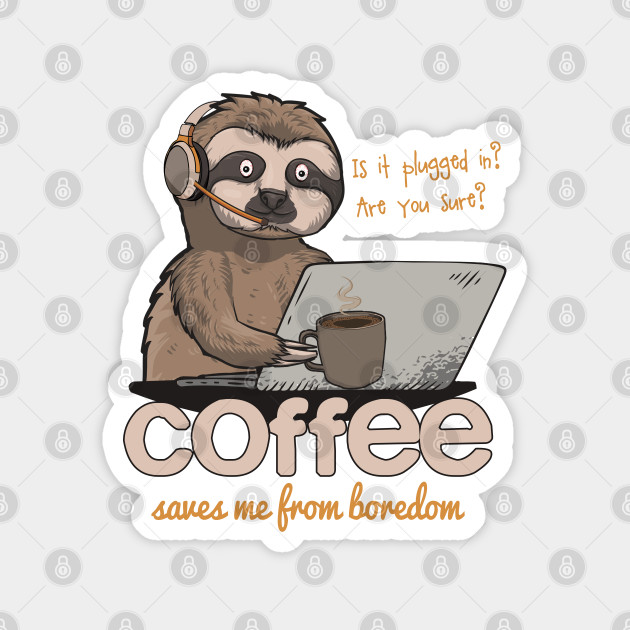 Funny Tech Support Cartoon Gift - Tech Support - Magnet | TeePublic Funny Tech Support Cartoon Gift - Tech Support - Magnet | TeePublic