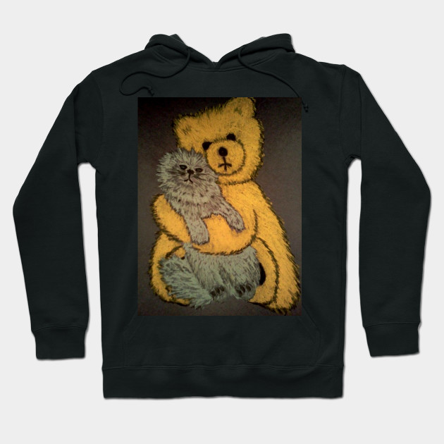 teddy bear pastel hoodie