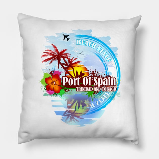 Trinidad And Tobago Pillow by dejava