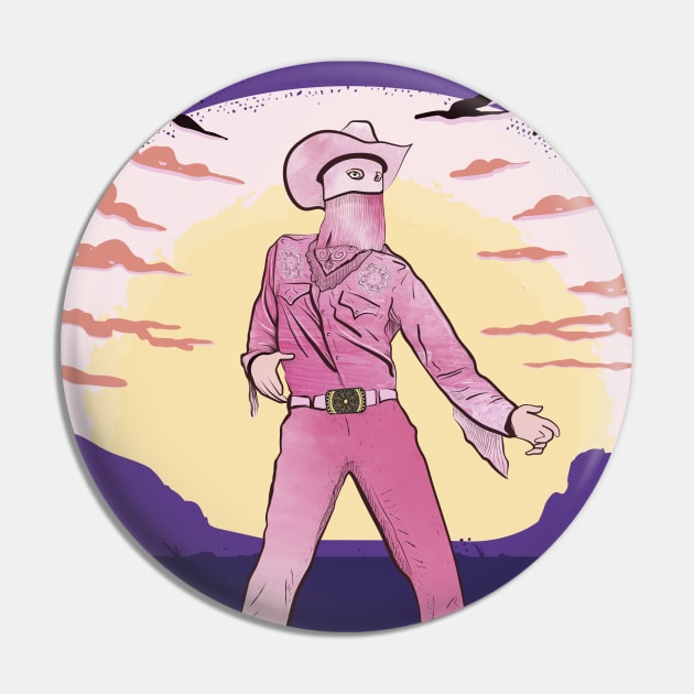 Orville Peck - Dead of Night Pin by Huge Potato