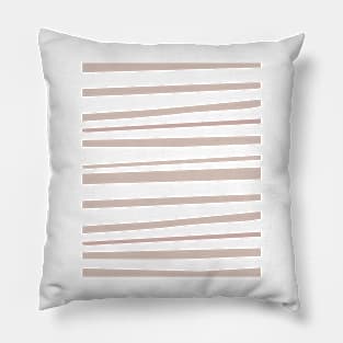 Simple Minimalist Abstract lines Nude Pattern Pillow