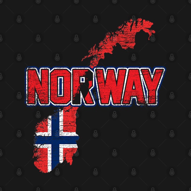 norway flag grunge by ShirtsShirtsndmoreShirts