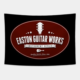 Easton Guitar Works Shop Sign Logo Tapestry