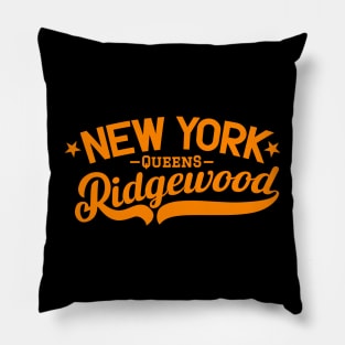 Ridgewood - A Vibrant New York Queens Neighborhood Pillow