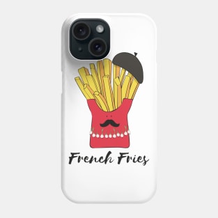 French Fries- Cute Fries Wearing Beret Phone Case