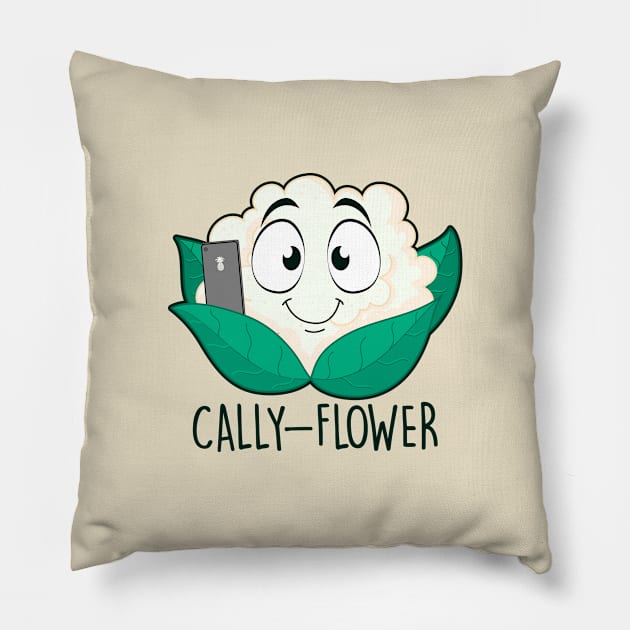 Cally- flower Pillow by NotSoGoodStudio