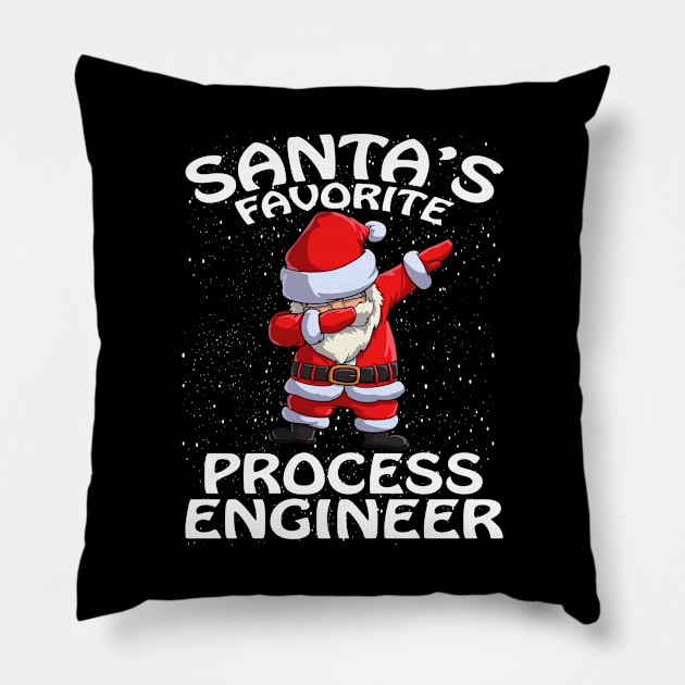 Santas Favorite Process Engineer Christmas Pillow by intelus