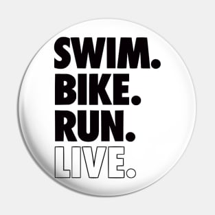 triathlon Pin