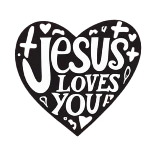 Jesus Loves You (Heart) T-Shirt