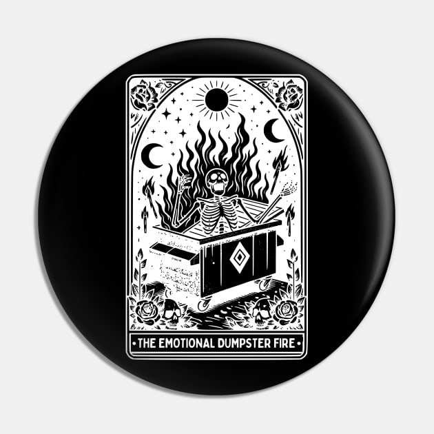 Emotional dumpster fire Pin by onemoremask