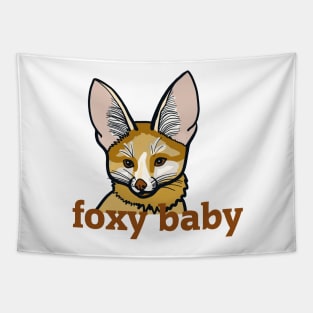 foxy baby, desert fox Tapestry