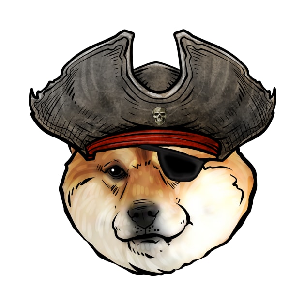 Shiba Inu Pirate by whyitsme