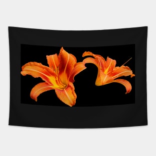 Orange Lilies Tapestry