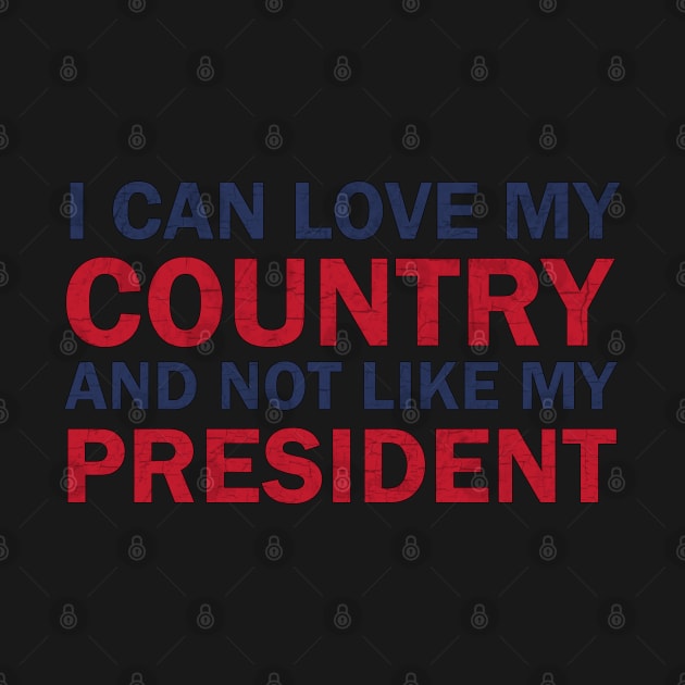 I can love my country and not like my president by valentinahramov