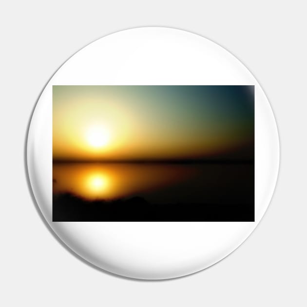 Abstract Sunset Pin by infloence