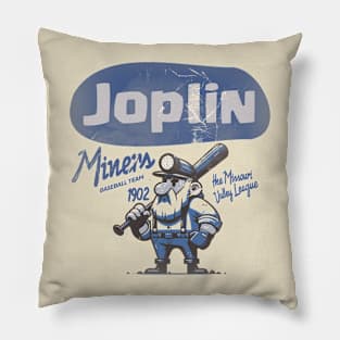 Defunct Joplin Miners Baseball Team Missouri Pillow