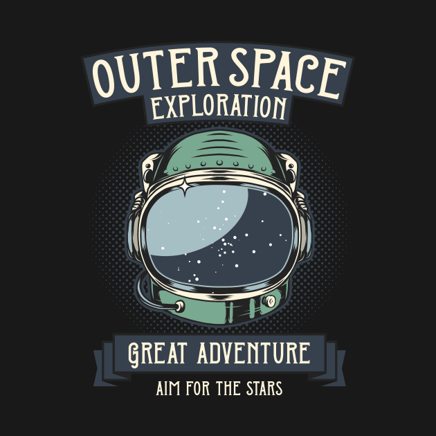 Outer Space Exploration by CyberpunkTees