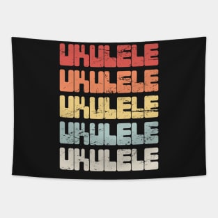 Vintage 70s UKULELE Design Tapestry