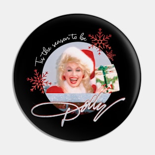 Dolly-Parton Chrismas Pin