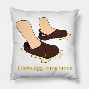 Eggs in Crocs Pillow