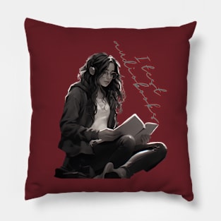 book aesthetic Pillow