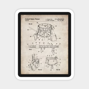 Climbing Equipment Patent - Climbing Fan Outdoors Hiking Art - Antique Magnet