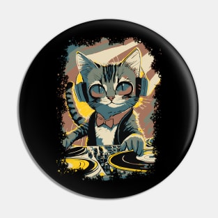 Dj Cat Pin