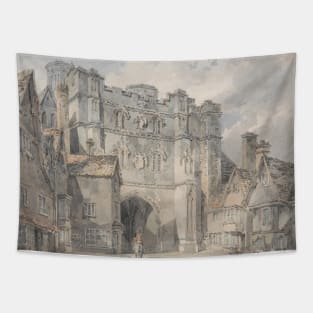 Christ Church Gate, Canterbury by J.M.W. Turner Tapestry