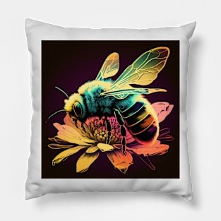 Bee Pop Art 1 Pillow