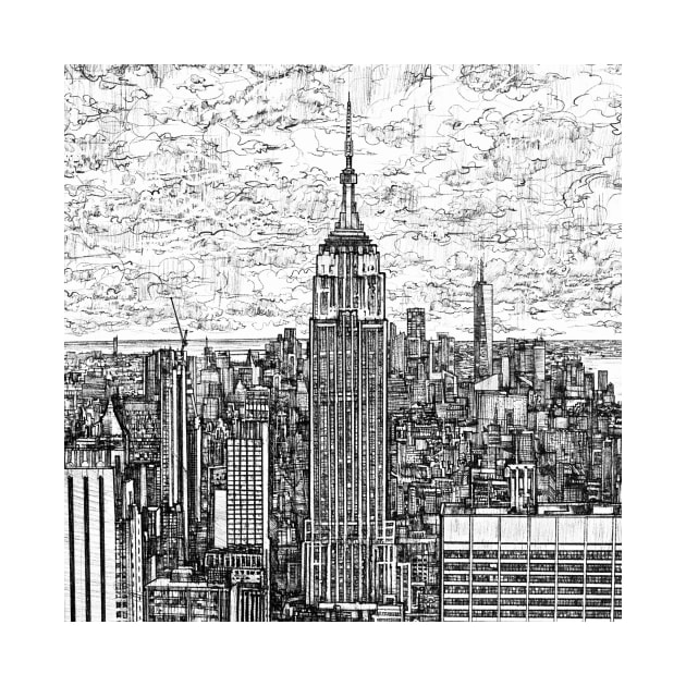 NEW YORK - pencil drawing .2 by lautir