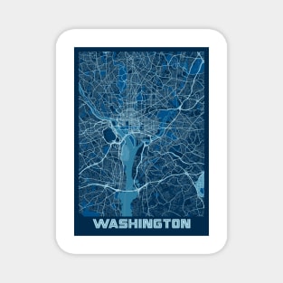 Washington - United States Peace City Map Magnet