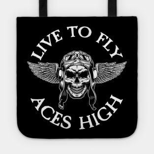 Aces High Heavy Metal Design for Metalheads Tote