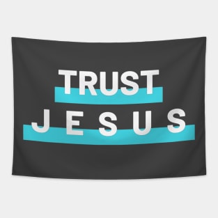 Trust Jesus Christian Tapestry