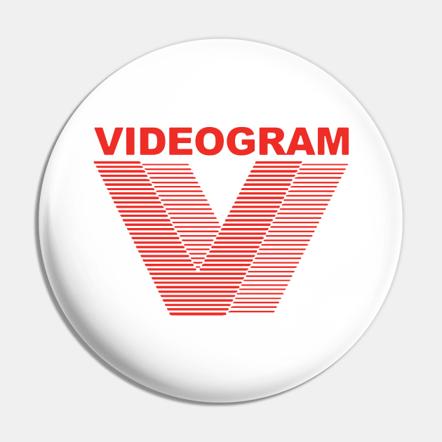 Vestron Video Xerox Logo (red) Pin by Videogram
